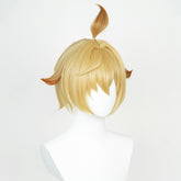 Genshin Impact Mika Cosplay Perücke Hitzebeständiges Haar Karneval Halloween Party Requisiten